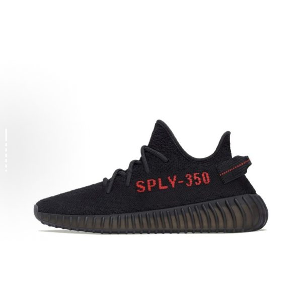 Restocked Yeezy 350 V2 Bred: Iconic black/red limited sneakers. Primeknit cloud-feel, stealthy glow. Exclusive 24h sale! Free shipping + authentication card. Boost durability & weatherproof. Streetwear grail.